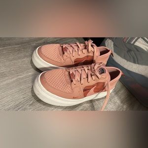 Pink Nike Air Force 1, women’s size 9